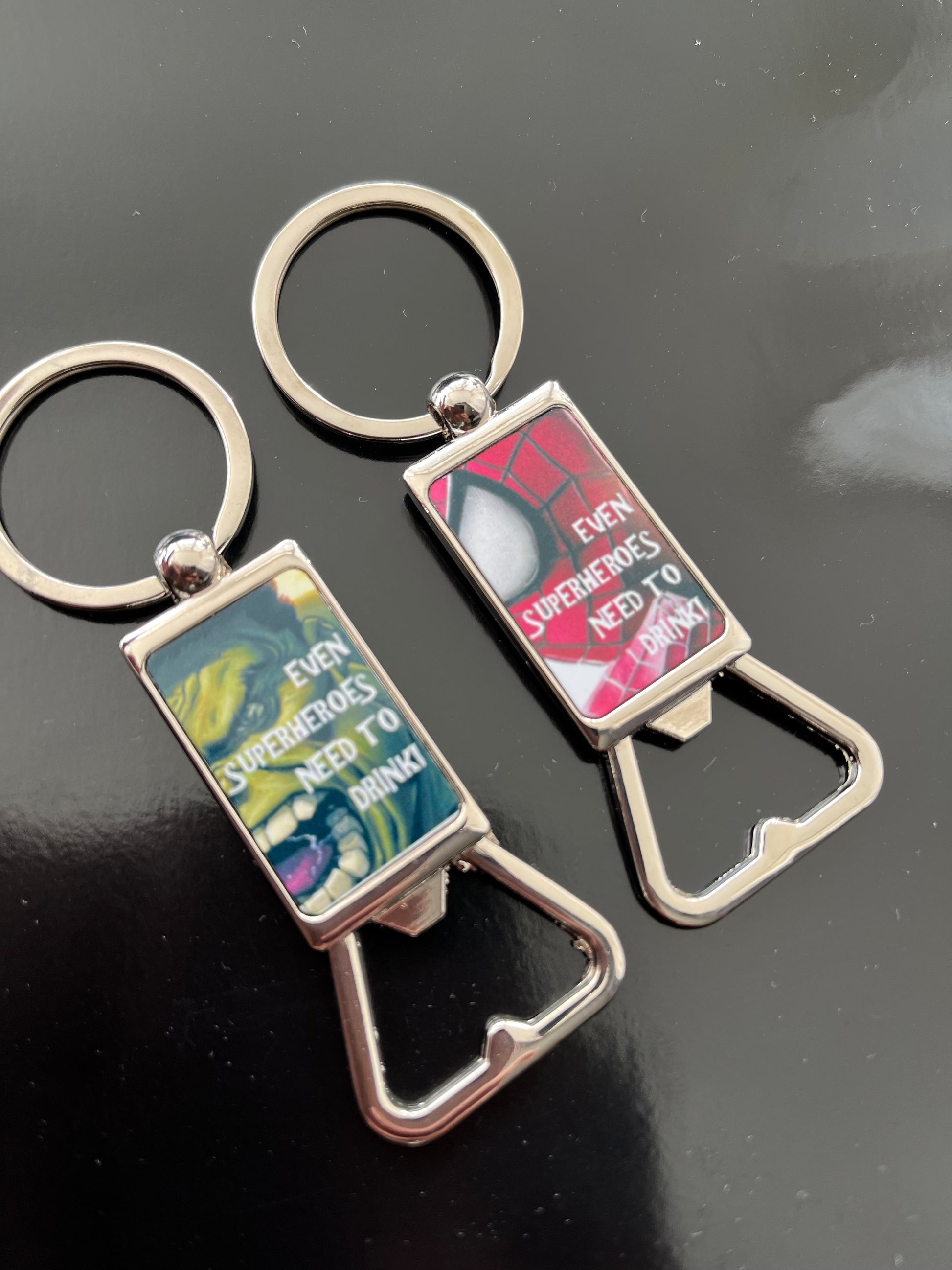 Superhero Bottle Opener Keyrings