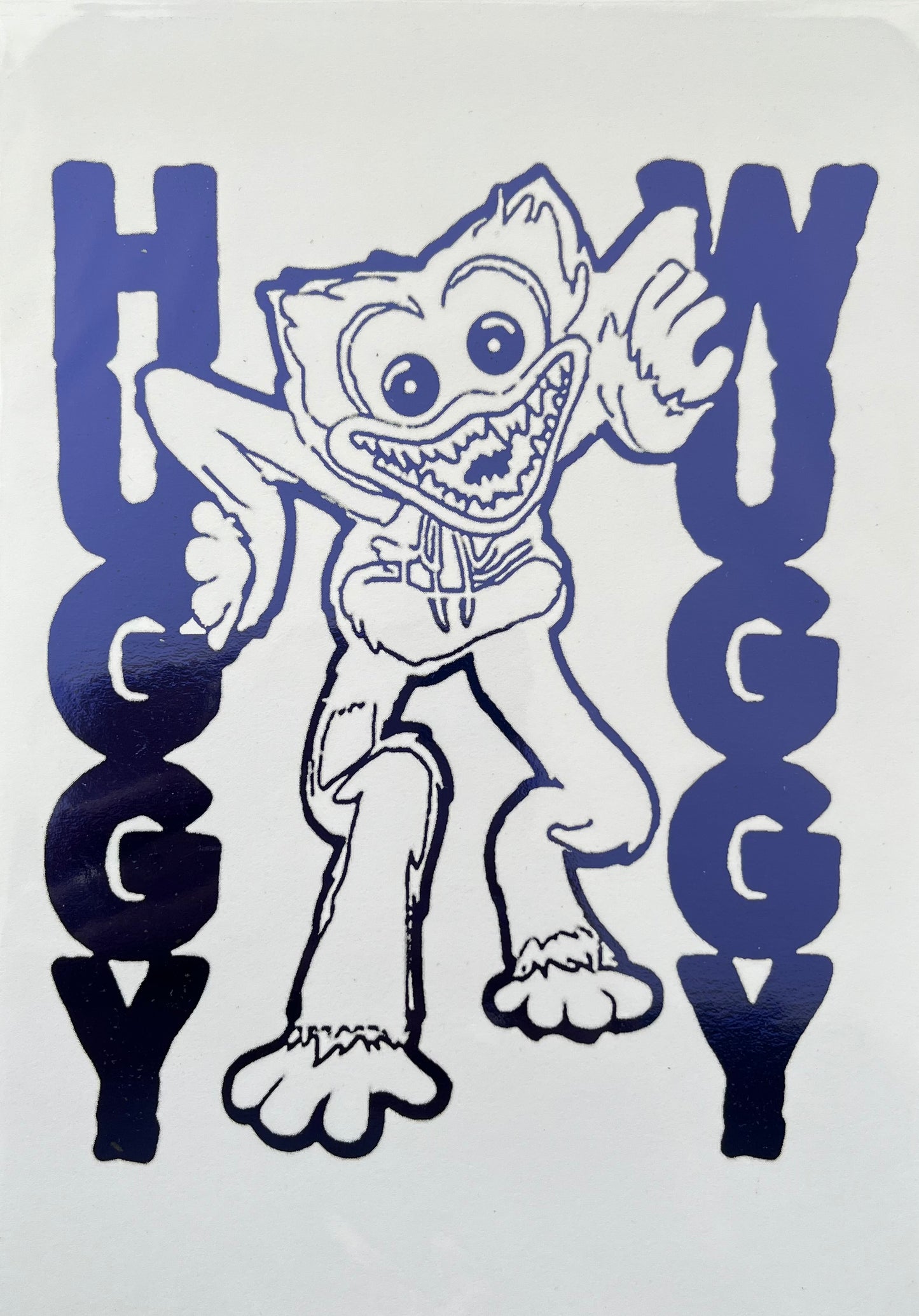 Huggy Wuggy Foil Print