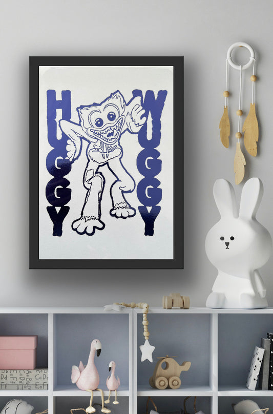 Huggy Wuggy Foil Print