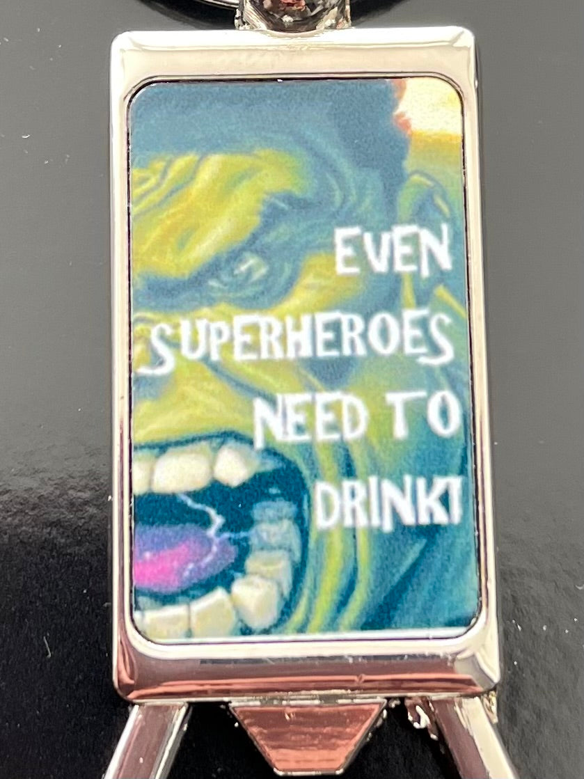 Superhero Bottle Opener Keyrings