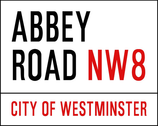 Vintage Metal Sign - Abbey Road, London Street Sign