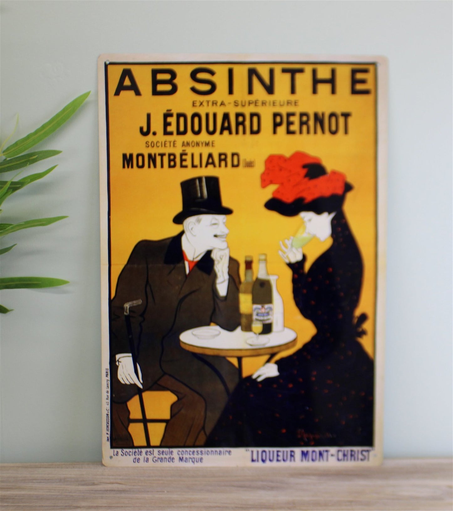 Vintage Metal Sign - Retro Advertising - Absinthe