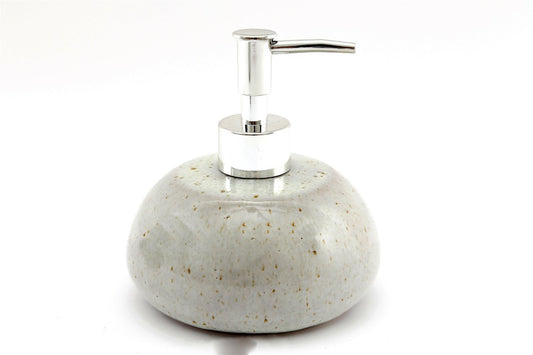 Taupe Ceramic Soap Dispenser