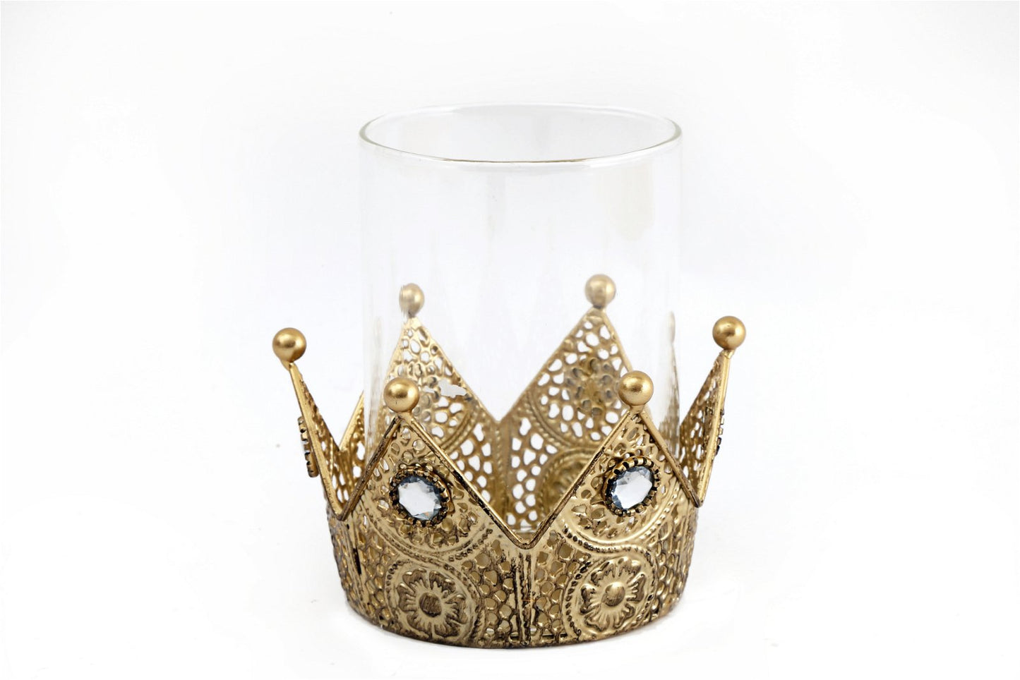 Gold Crown Candle Holder