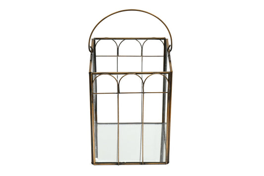 Mirrored Candle Lantern Large