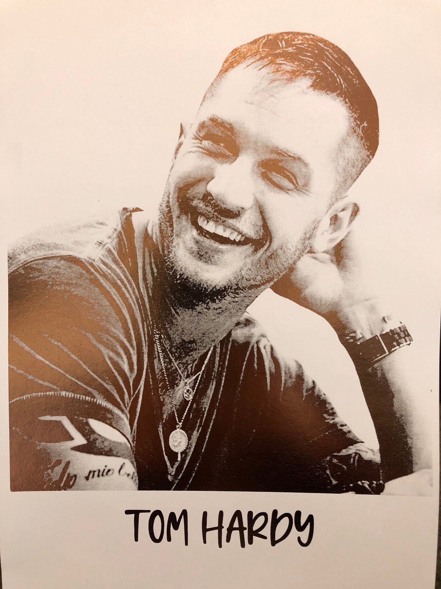 Tom Hardy Foil Print