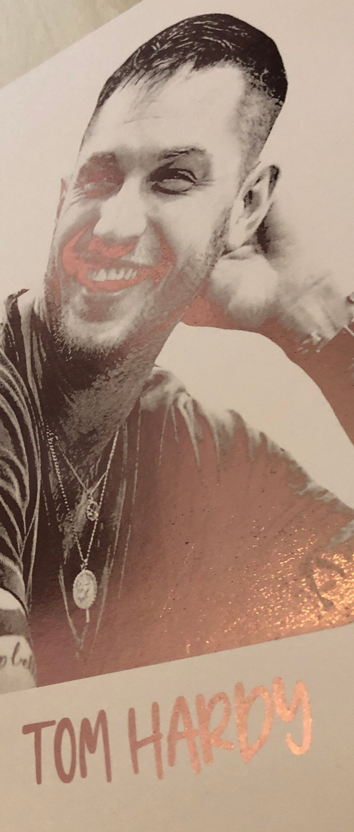 Tom Hardy Foil Print