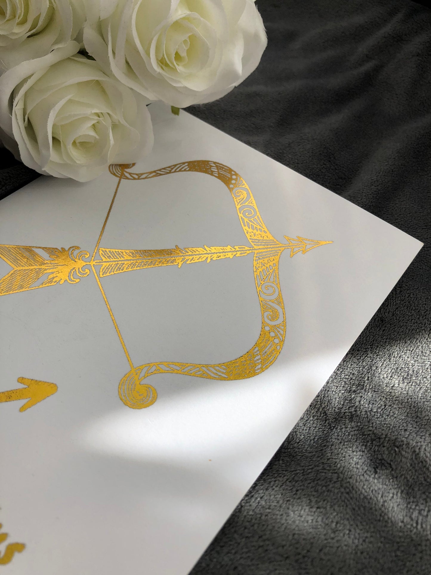 Sagittarius Star Sign Foil Print