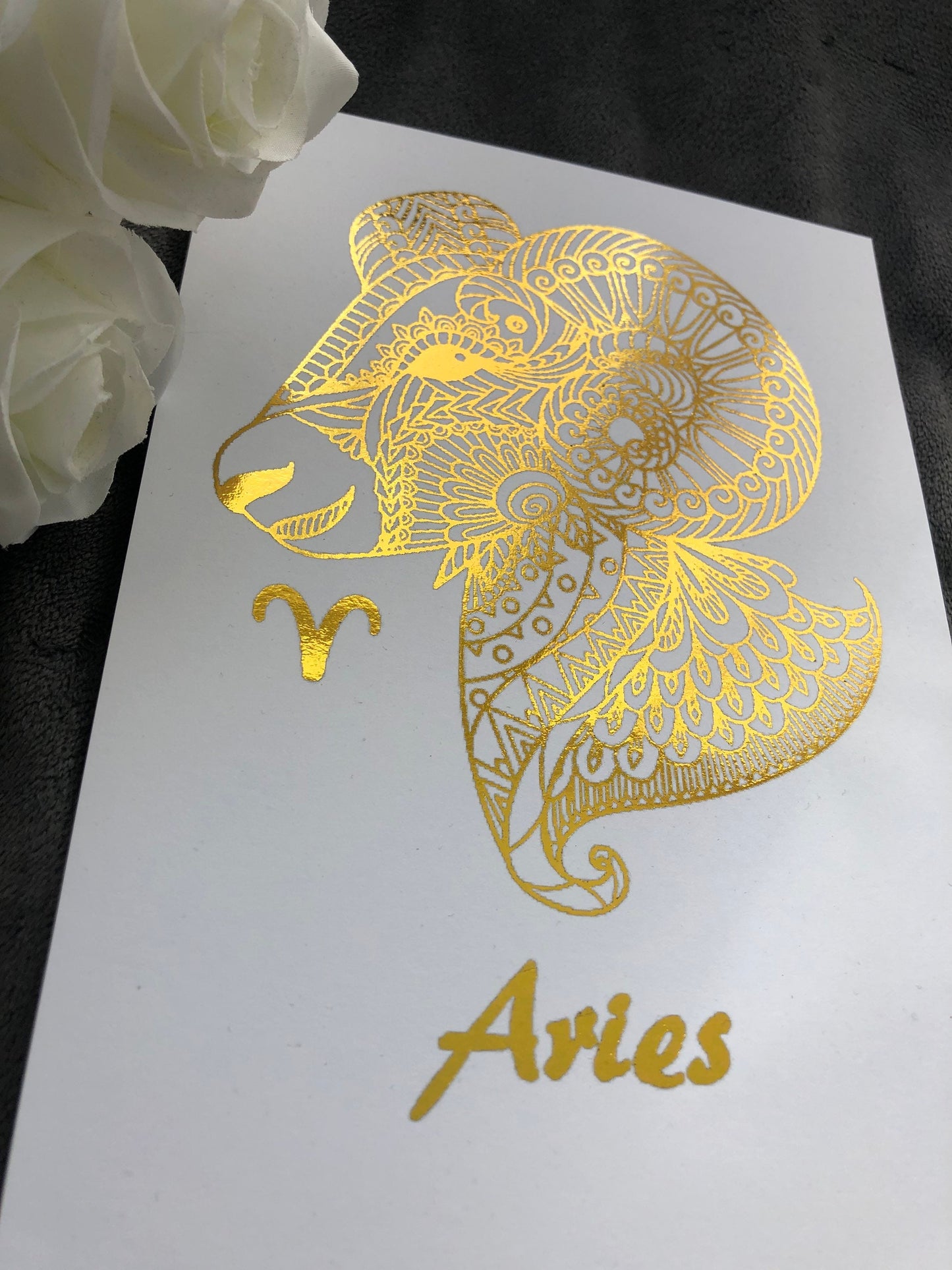 Aries Star Sign Foil Print