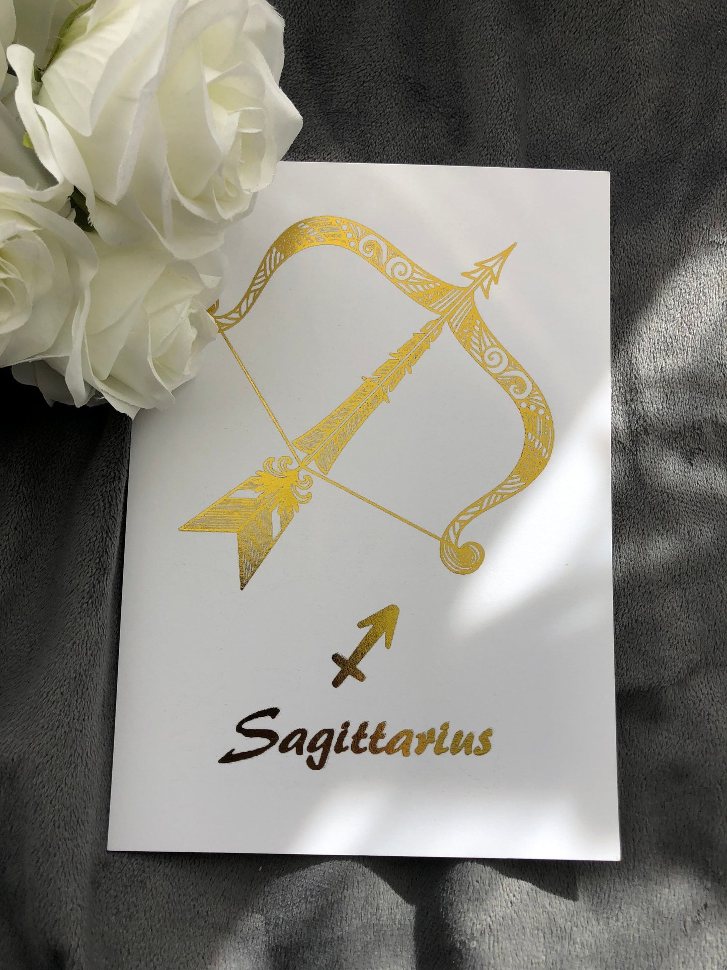 Sagittarius Star Sign Foil Print