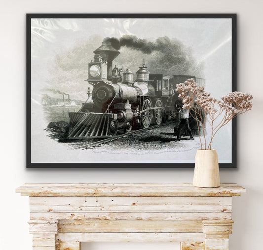 Train Locomotive Print