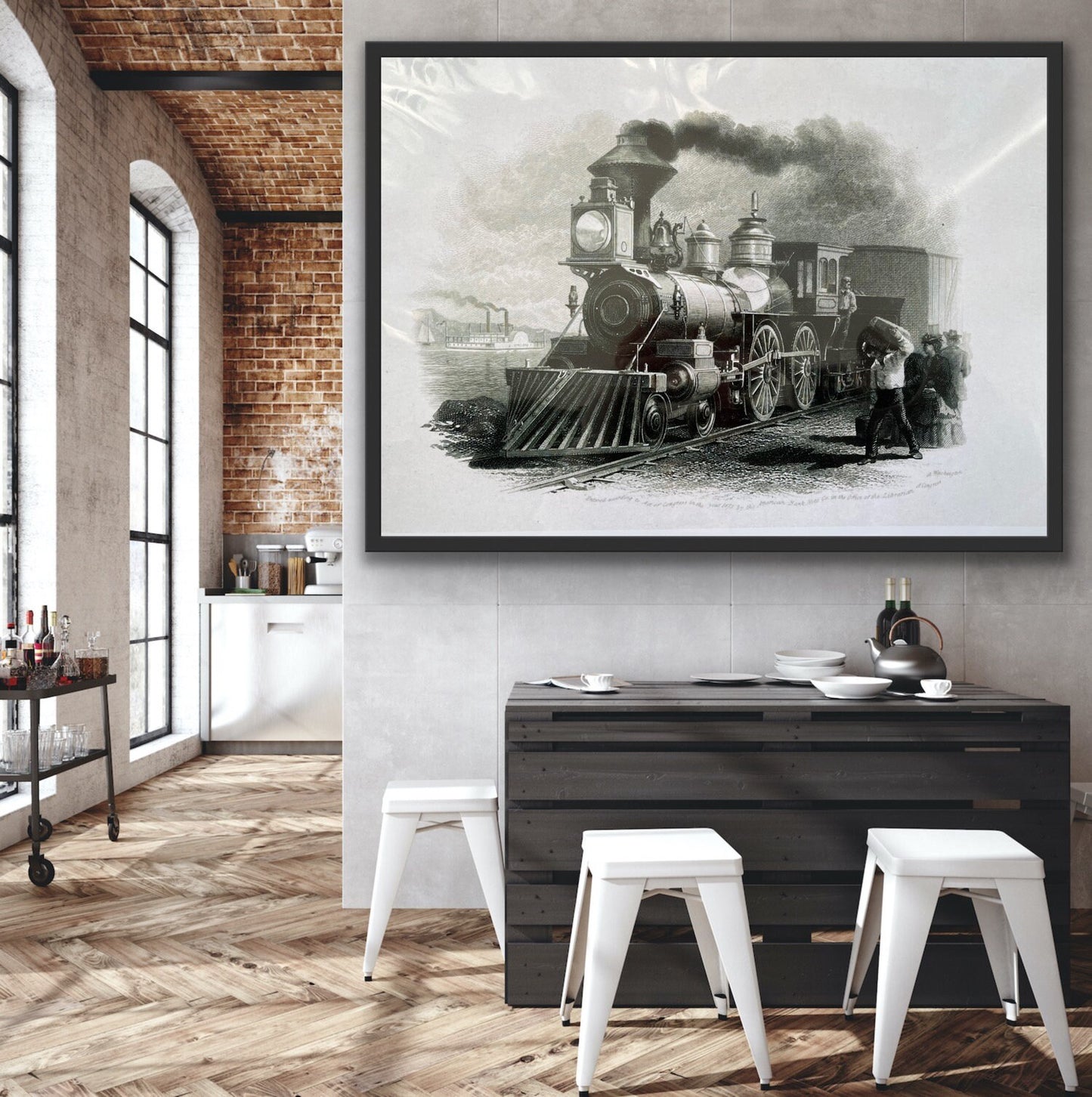 Train Locomotive Print