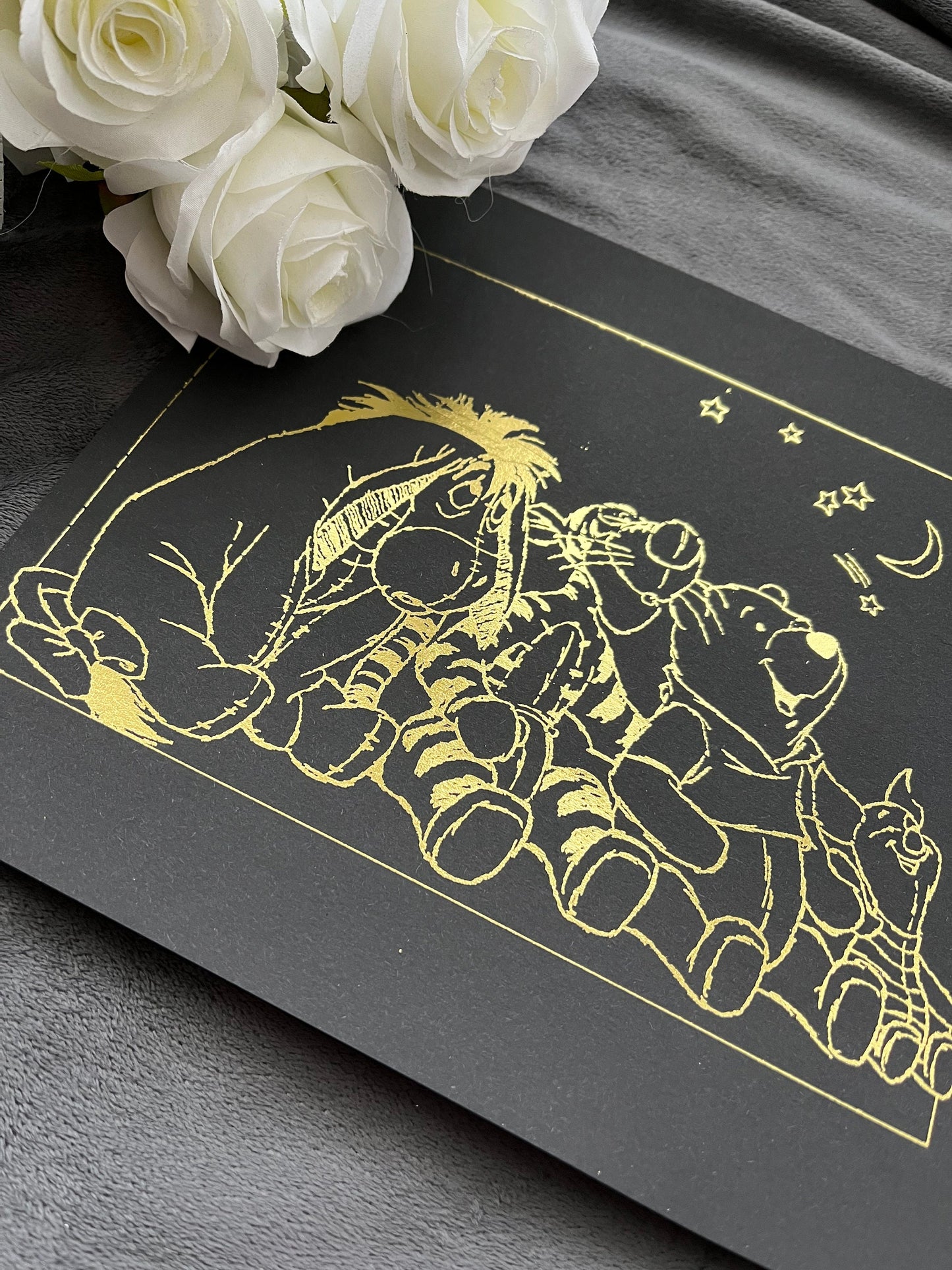 Winnie The Pooh Quote Foil Print