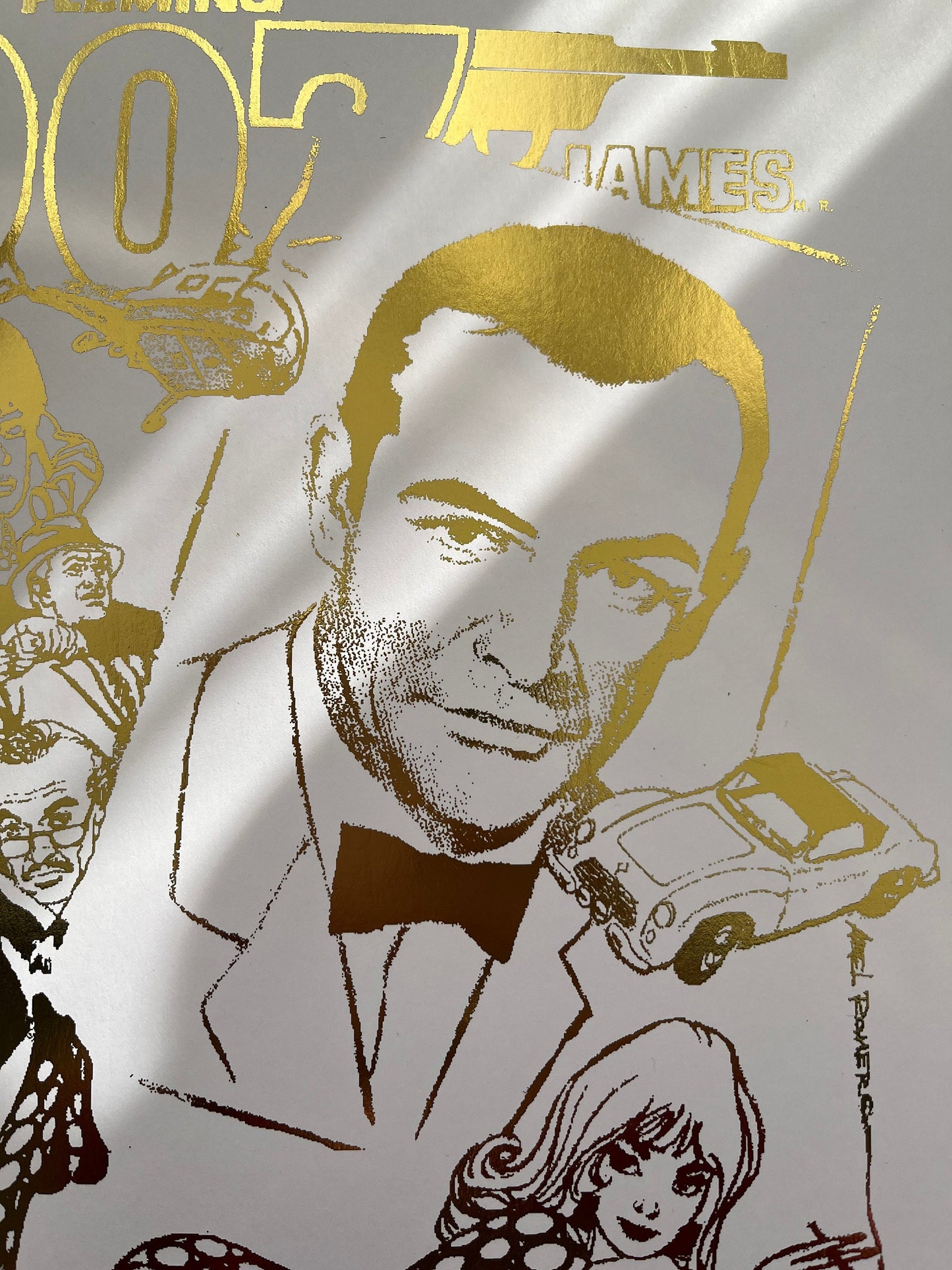 James Bond Foil Print