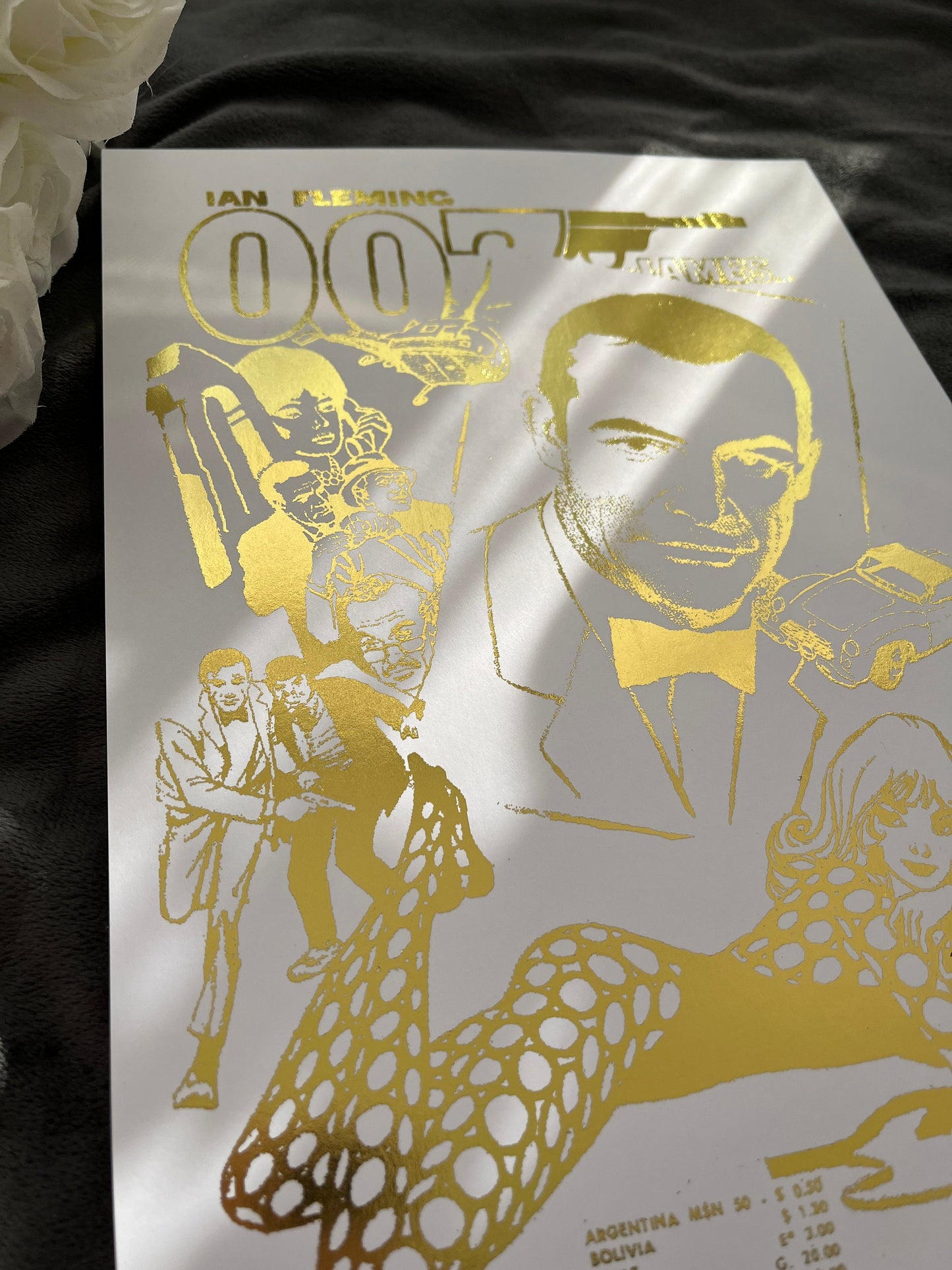 James Bond Foil Print