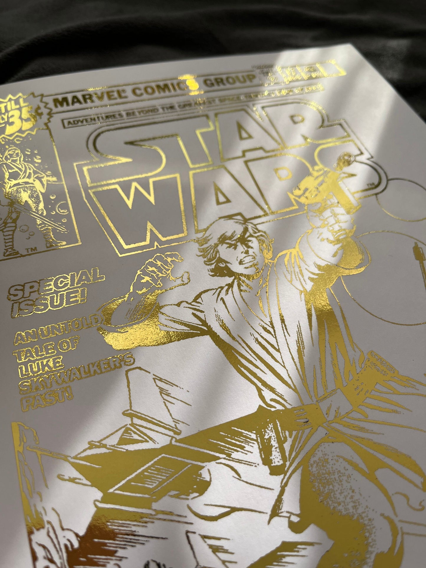 Star Wars Comic Cover Foil Print