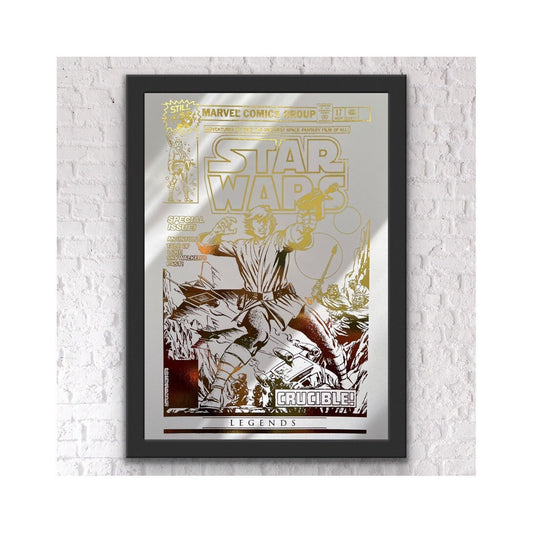 Star Wars Comic Cover Foil Print