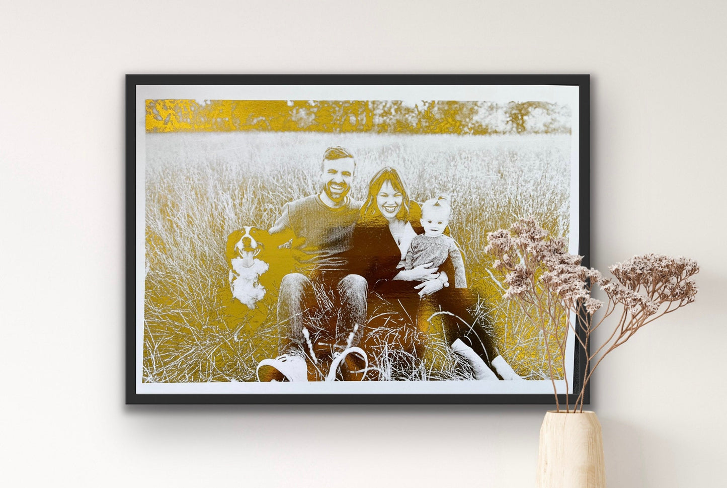 Family Portrait Foil Print