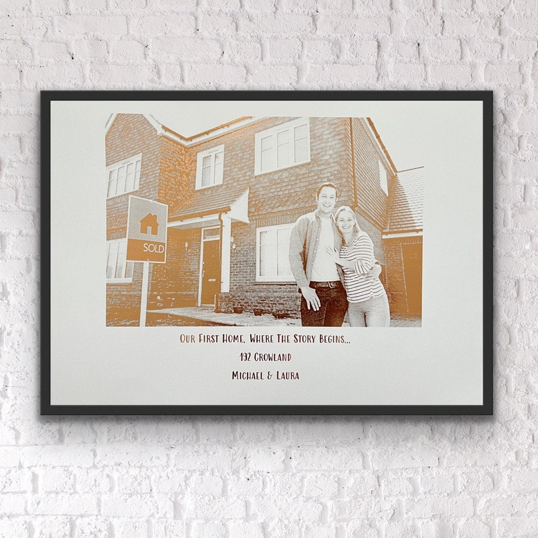 Celebrate this momentous time in your life and remember this opportunity forever with a customised print to celebrate this new chapter.  It also makes a thoughtful gift for anyone who has just purchased their first home to commemorate this exciting milestone.