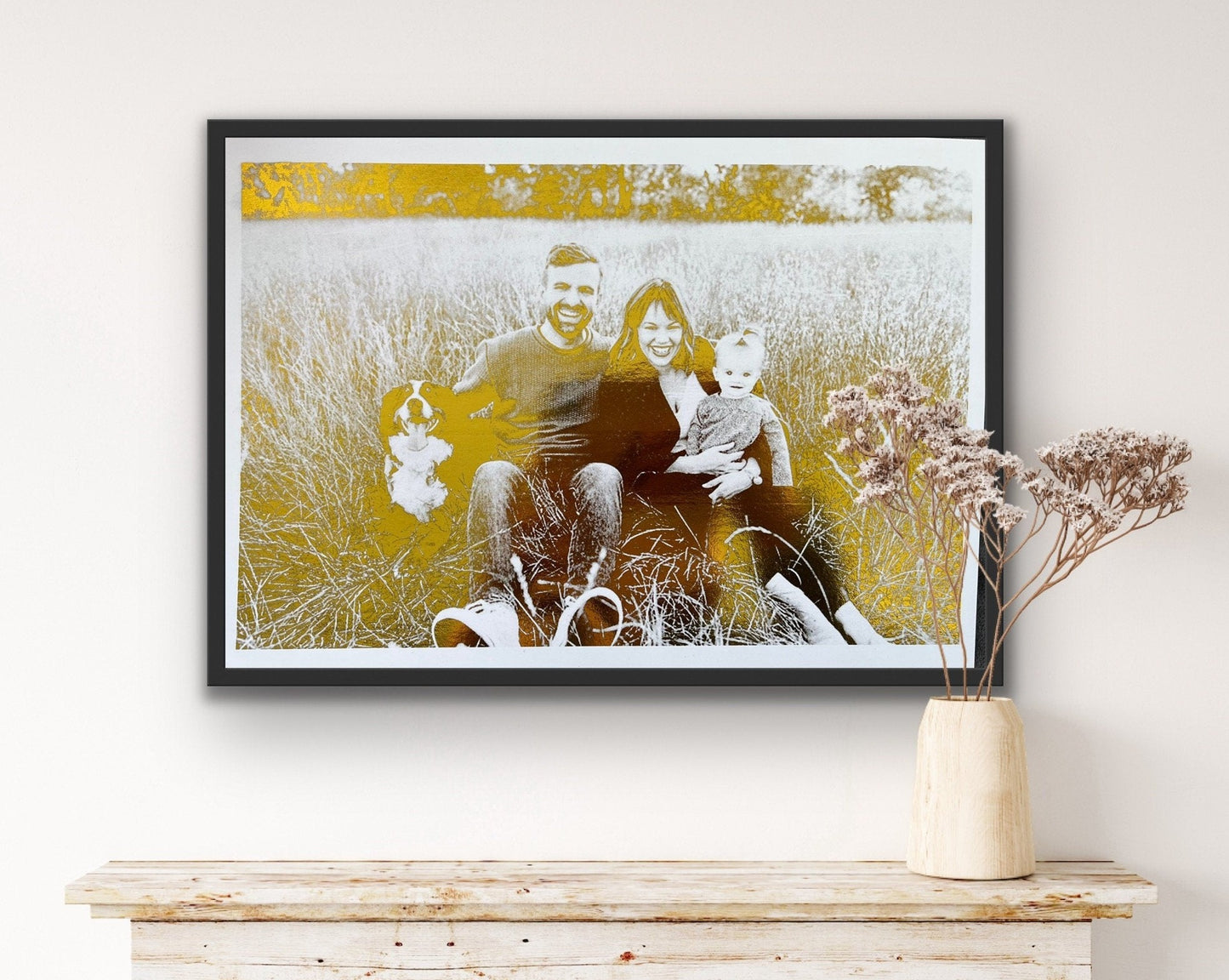 Family Portrait Foil Print