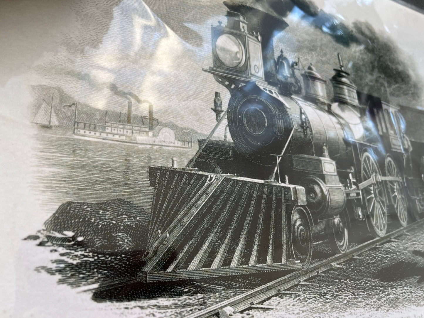 Locomotive Train Digital Print