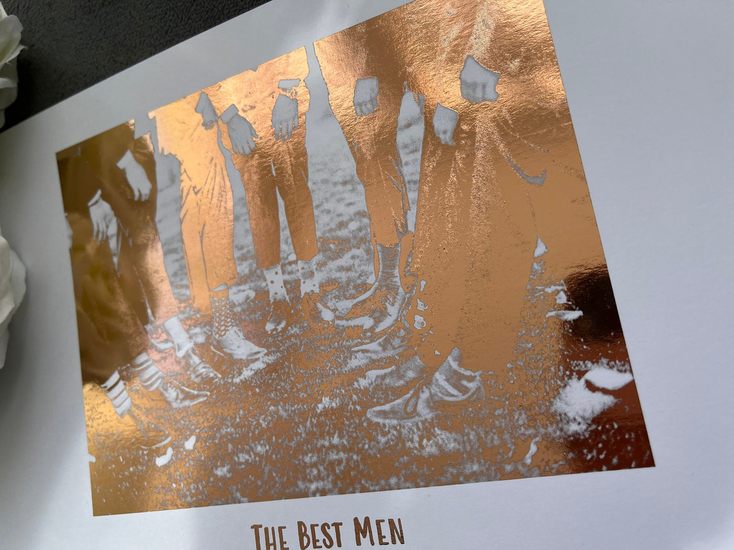 Best Man Foil Print