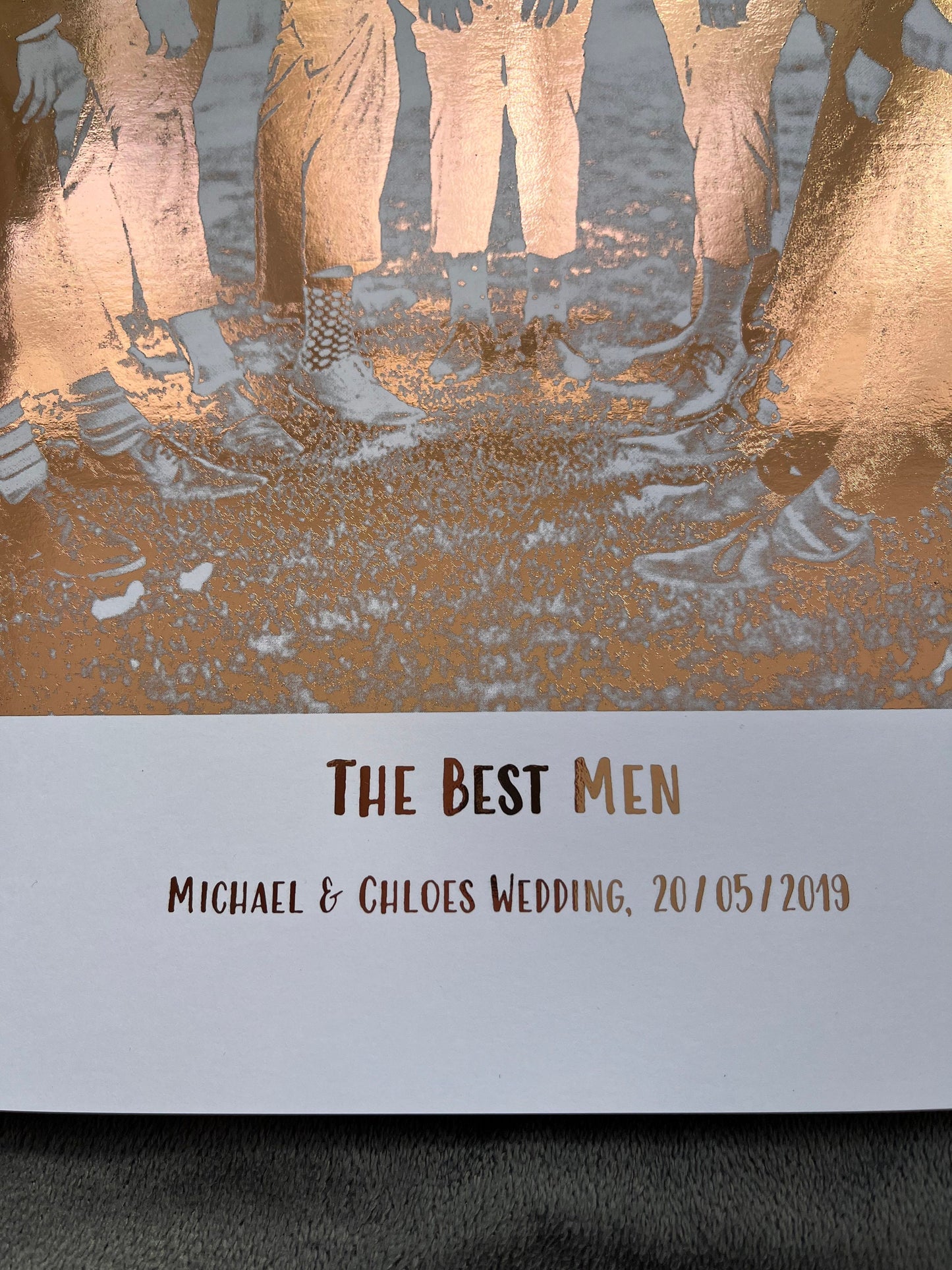 Best Man Foil Print