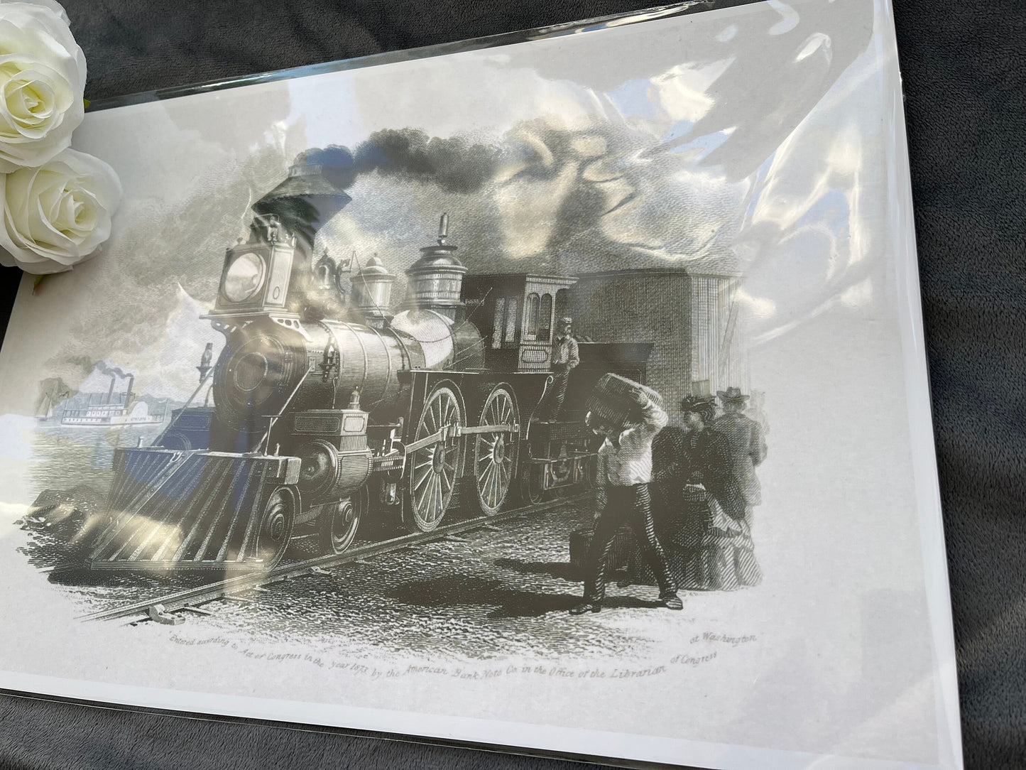 Locomotive Train Digital Print