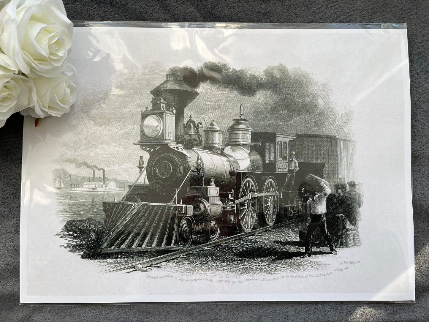 Locomotive Train Digital Print