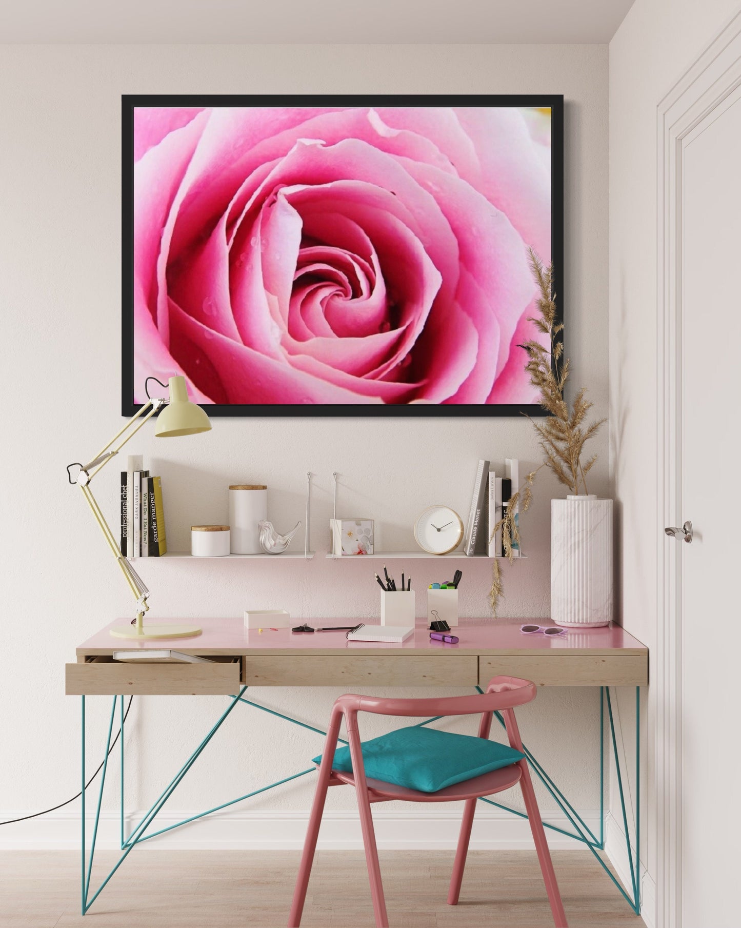 Pink Rose Digital Listing