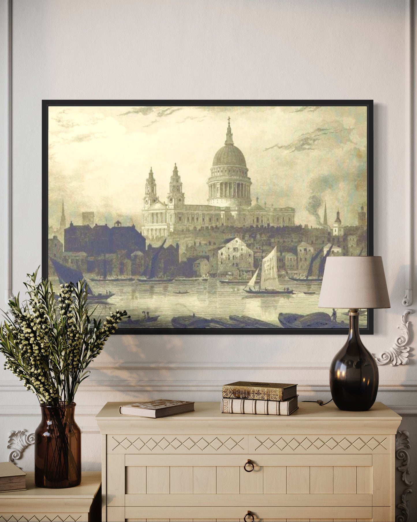 St Pauls Illustration Print