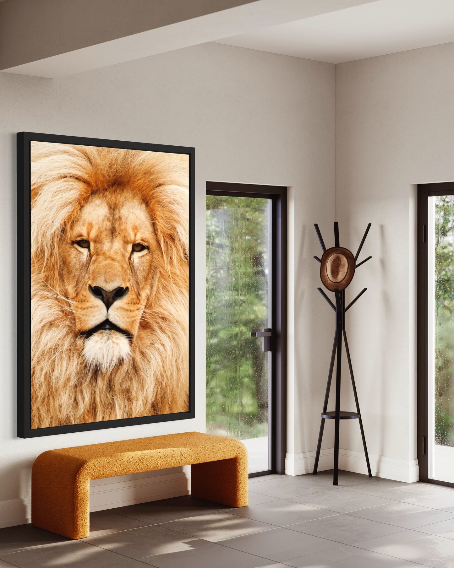 Natural Lions Head Up Close Digital Listing