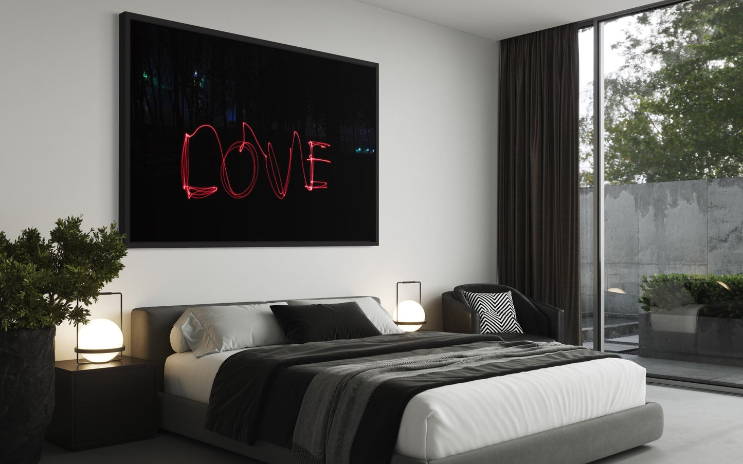 Love Long Exposure Light Digital Download