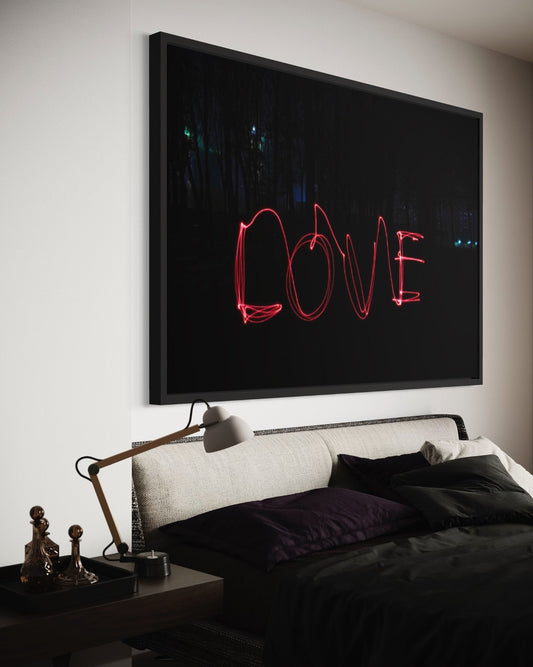 Love Long Exposure Light Digital Download