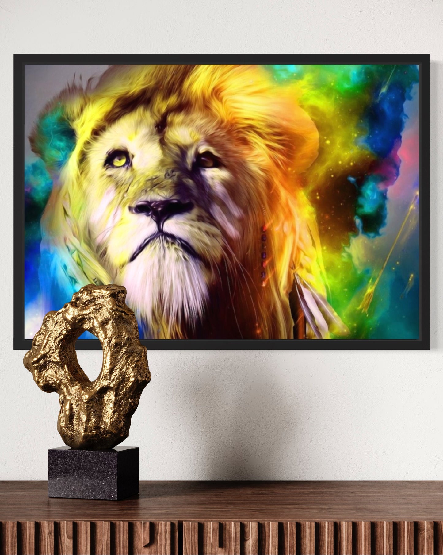 Rainbow Space Lion Digital Listing