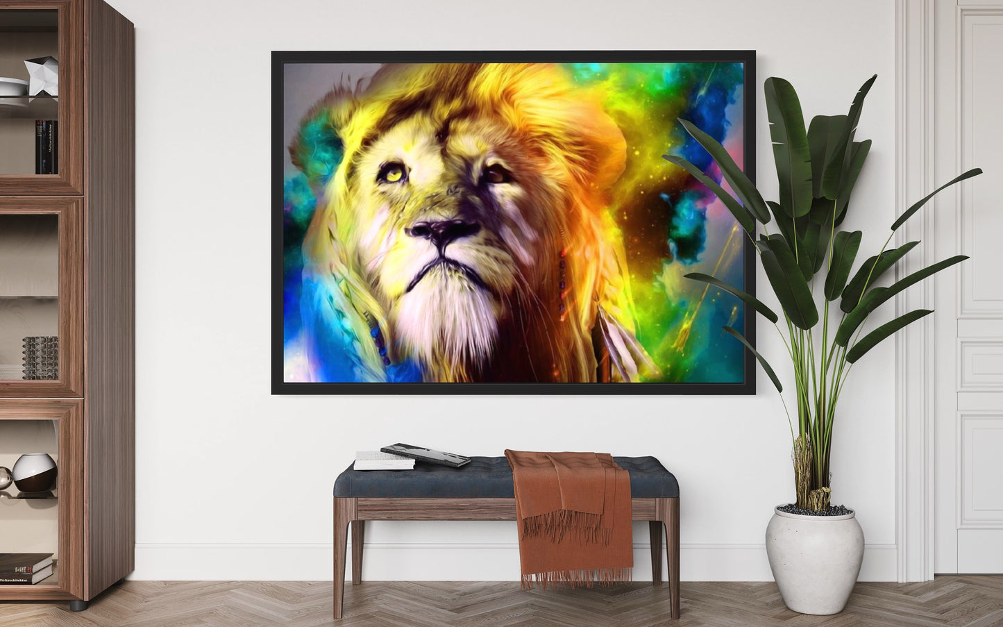 Rainbow Space Lion Digital Listing