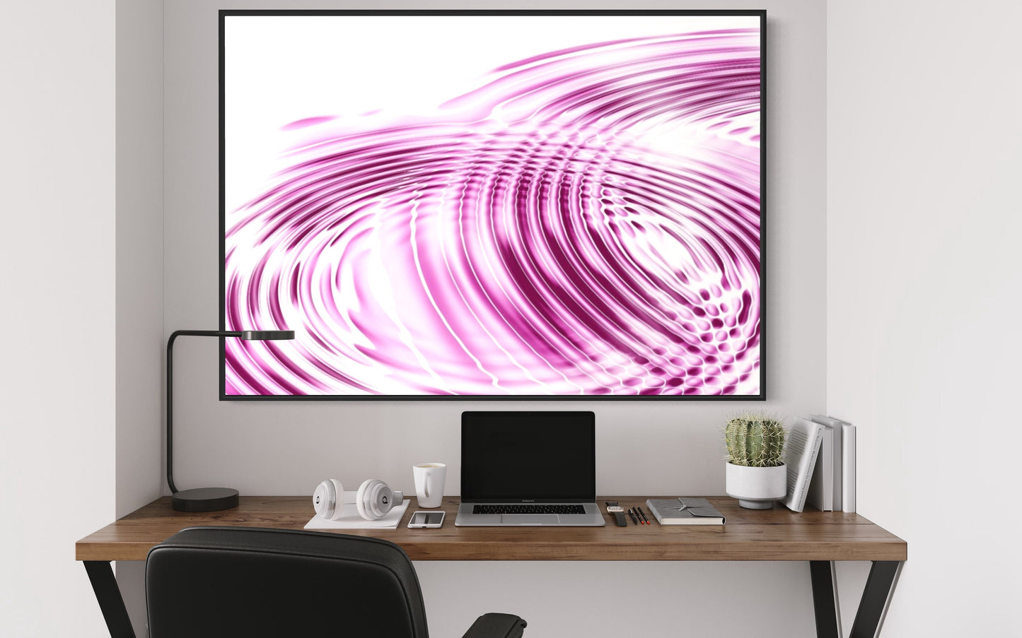 Pink & White Water Droplet Rings Digital Download