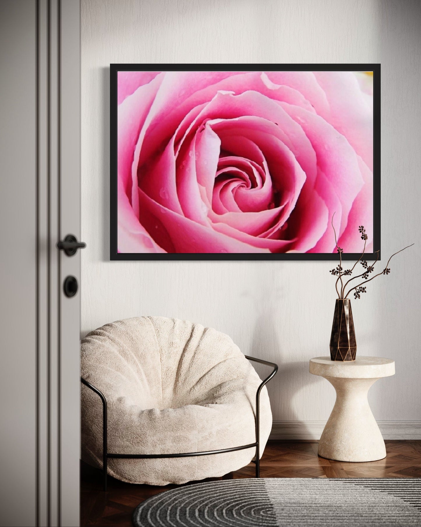 Pink Rose Digital Listing