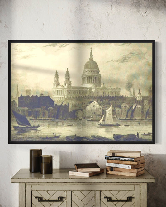 St Pauls Illustration Print