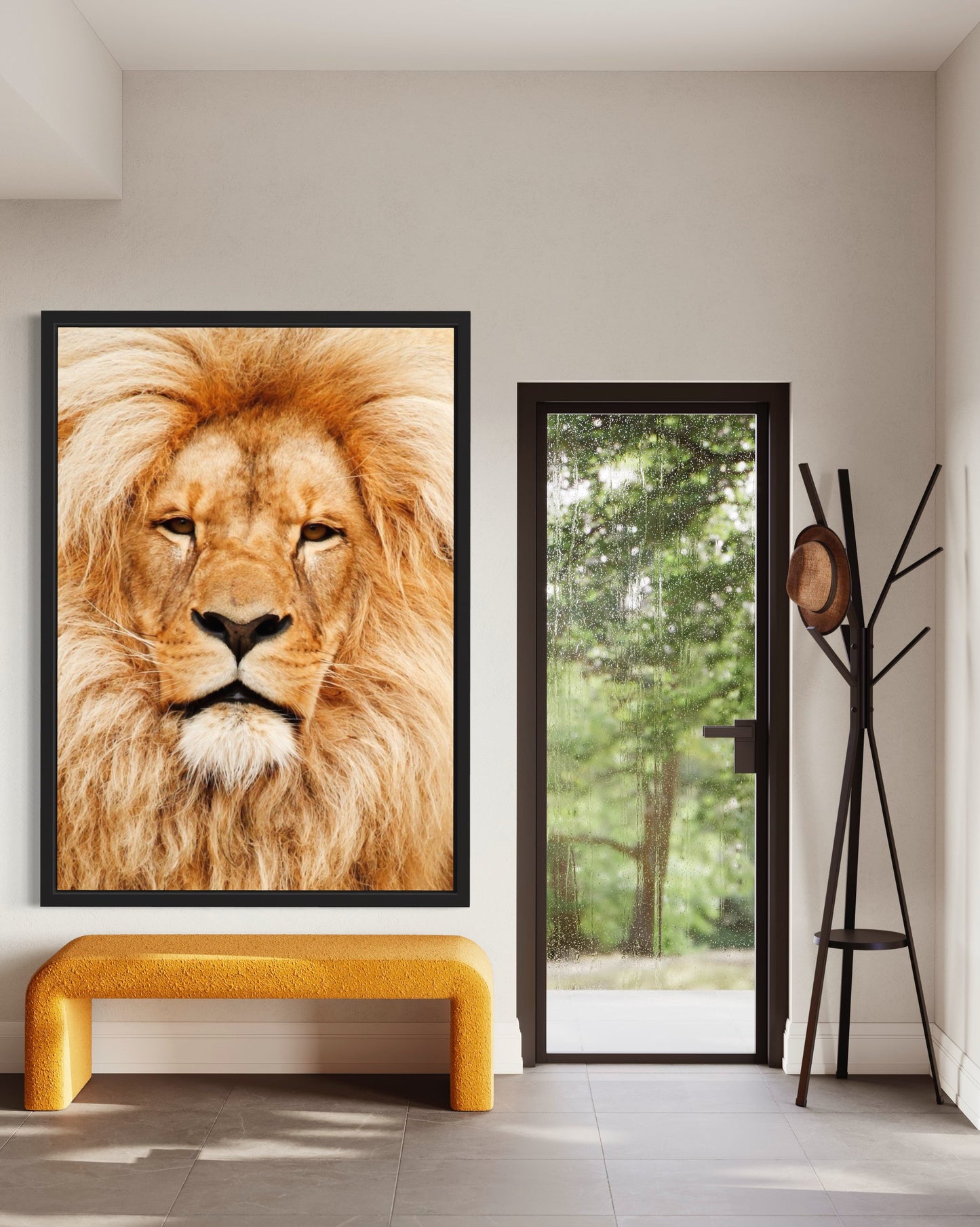 Natural Lions Head Up Close Digital Listing