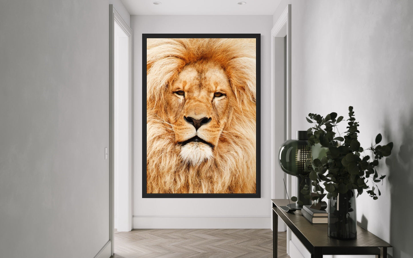 Natural Lions Head Up Close Digital Listing